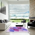 thumbnail image 7 of Ahgly Company Machine Washable Indoor Rectangle Transitional Mauve Purple Area Rugs, 2' x 4', 7 of 7