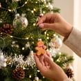 thumbnail image 4 of 2026 Christmas Home Party Decoration Santa Claus Snowman Glass Pendant Christmas Tree Decoration Scene Arrangement Christmas Celebration Party Supplies, 4 of 5