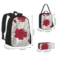 thumbnail image 2 of Fotbe Leaves And Anemone Set Escolar 3 en 1 para Niños - Mochila Duradera con Lonchera Aislante y Estuche para Lápices - Mochila Escolar para Niños y Niñas, 2 of 7