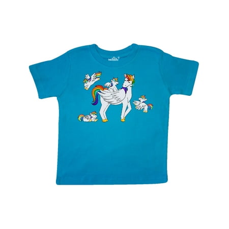 

Inktastic Cute Unicorn Family Gift Toddler Boy or Toddler Girl T-Shirt