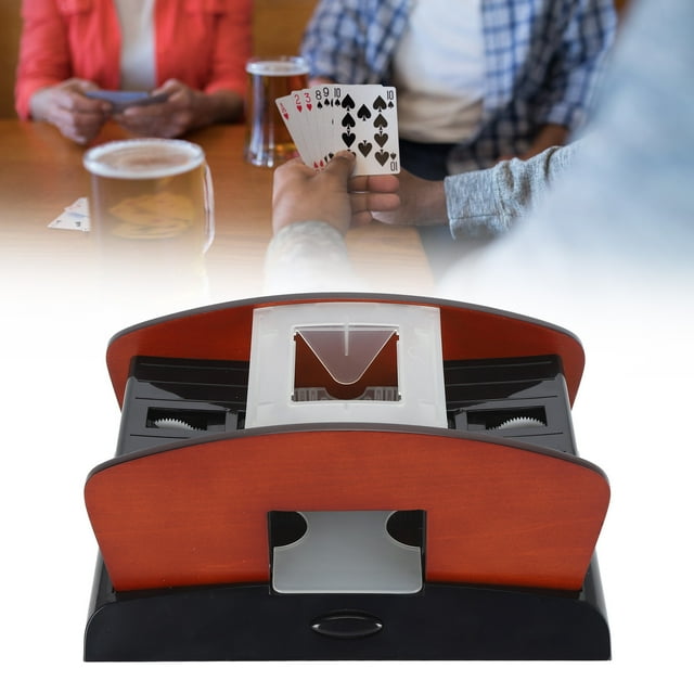 Electric Card Shuffler, ABS Play Card Mixer Accurate for Family