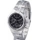 thumbnail image 2 of Bulova Classic Precisionist Octagon Chronograph Stainless Steel Black Dial Quartz 96B410 100M Men's Watch, 2 of 3