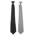 thumbnail image 4 of Homoyoyo 2Pcs Mens Neck Tie Clip-on Design Easy to Wear for Security Graduation, 4 of 8