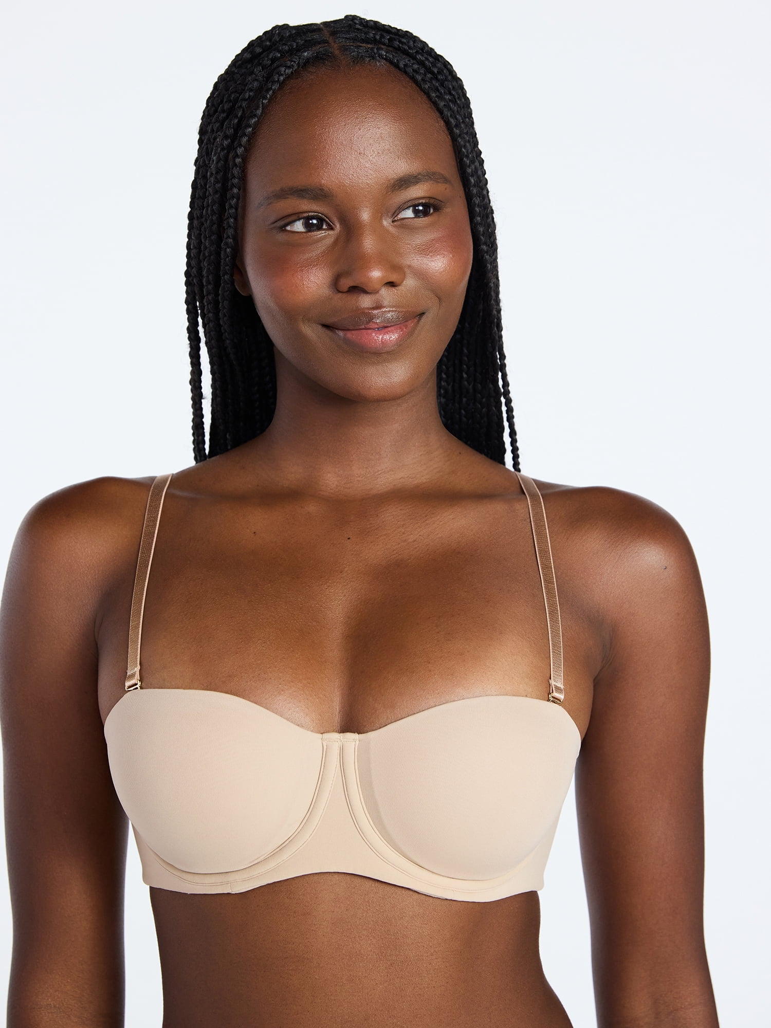 Joyspun Women's Strapless Easy Multiway Bra, Sizes 34A-40D