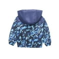 thumbnail image 3 of Toddler Kids Baby Boys Girls Camouflage Zip Windproof Jacket Hooded Trench Lightweight Kids Casual Outerwear, 3 of 8