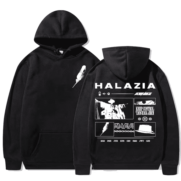 SKXILTKU 2025 Ateez World Tour Towards The Light: Will To Power Unisex Hoodie Sweatshirts Long Sleeve Casual Harajuku Pullover Autumn and Winter Hooded XXS-4XL