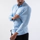 thumbnail image 1 of pstuiky Camisas casuales de manga larga para hombre, Camisa informal de manga larga con botones y elástico para hombre camisetas de hombre m, 1 of 9