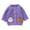 A04-Purple, variant on TOWED22 Baby Girls Sweater Toddler Knit Cardigan Kids Long Sleeve Cardigan Infant Crewneck Coat Fall Winter(Purple,6-9 M)