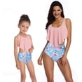 thumbnail image 2 of Girls Swimsuit Two Pieces Bikini Set Ruffle Falbala Swimwear Bathing Suits, 2 of 7