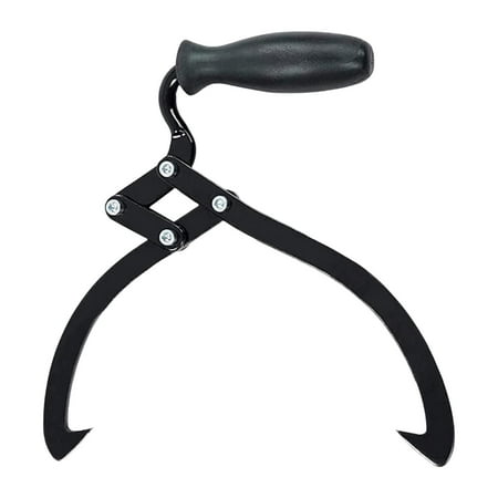 colaxi 10.5 in Log s Timber's s Carrying Tool Skidding s Convenient Log Lifting Grapple Hook Log Carrier for Garden Wood