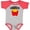 Baseball Heather and Red, variant on Inktastic French Fries Powered by Fries Boys or Girls Baby Bodysuit