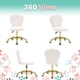 thumbnail image 4 of Critter Sitters Emmy 15.5 in Task Chair with Adjustable Height & Swivel, 220 lb. Capacity, White, 4 of 9