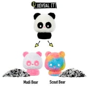 Fluffie Stuffiez Panda Large Collectible Feature Plush 11 - Surprise Reveal, Huggable ASMR Fidget Fluff Pulling, Ultra Soft
