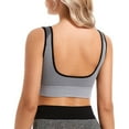 thumbnail image 6 of MLDRA 2 Pack Sports Bras for Women High Support Wirefree Padded Bras Supportive Workout Yoga Bras Workout Athletic Comfortable Tank Tops Light Gray & Skin, 6 of 10