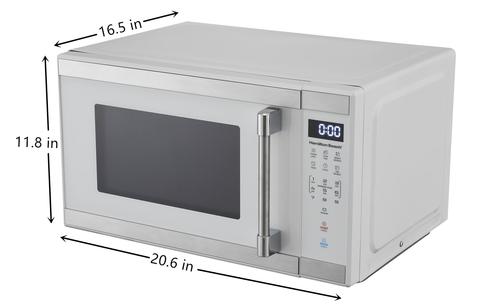 Hamilton Beach 1000W Countertop Microwave Oven - Sears Marketplace