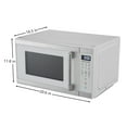 Hamilton Beach 1.1 cu. ft. 1000 Watts Microwave Oven, White Stainless