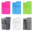 thumbnail image 2 of Multi-functional Space Saving Suction Toothbrush Organizer Bathroom Shaver Rack Organizer Toothpaste Holder Silicone Bathroom Shaver Rack, 2 of 9