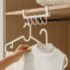 thumbnail image 4 of Gancho de cocina montado en la pared sin barra de colgar taladro | Organizador de aluminio para utensilios ollas sartenes espátulas cucharas | Almacenamiento móvil ajustable que ahorra espacio, 4 of 6