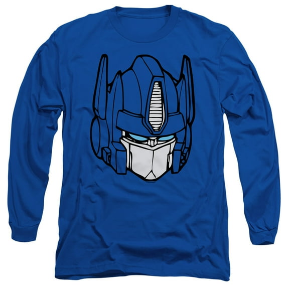 Transformers - Optimus Head - Long Sleeve Shirt - X-Large