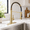 Gold-Classic, variant on Kitchen Sink Faucet With 3 Modes Sprayer Single Handle