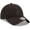 thumbnail image 3 of Men's New Era Miami Marlins Black On Black Core Classic 2.0 9TWENTY Adjustable Hat, 3 of 5