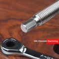 thumbnail image 3 of Abrazadera de Banco de 19 mm, Abrazadera de Orificio de 3/4 Pulgada, de Banco de Trabajo Ajustable para Carpintería, Acero Inoxidable y Latón, 3 of 5