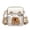 Khaki, variant on ibiyuan Clear Crossbody Bag Transparent Shoulder Bag For Boys And Girls Crossbody Bag Or Handbag