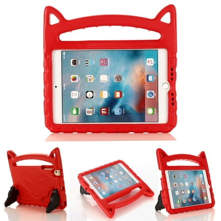 iPad Mini 5 2019 Case for Kids, iPad Mini 1 2 3 4 Kids Case Cover, Allytech Rubber Silicone Reinforece Shockproof Handle Stand Drop Protection Bumper Lightweight Cover for Kiddie Girls (Best Mini Cell Phones 2019)