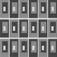 thumbnail image 1 of Ahgly Company Machine Washable Indoor Square Transitional Black Area Rugs, 4' Square, 1 of 7