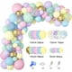 thumbnail image 2 of Kit de guirnalda de globos en colores pastel de 135 piezas, arco de globos de unicornio macarrón arcoíris, globos de confeti dorados coloridos para cumpleaños en colores pastel, baby shower, boda, 2 of 5