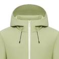 thumbnail image 4 of Guluxicc Men's Athletic Jackets with Pockets Waterproof Wind Resistant Drawstring Full Zipper Long Sleeve Hooded Jackets for Cycling Hiking Wear Fall Winter Casual Jackets, 4 of 4