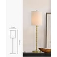 thumbnail image 6 of 28.5"H Brushed brass Table Lamps Set of 2,UL Certified Buffet Lamps with Pull Chain Switch & Linen Shade for Dining, Living Room, Entryway & Sideboard,Luxury Urban Decor, 6 of 9