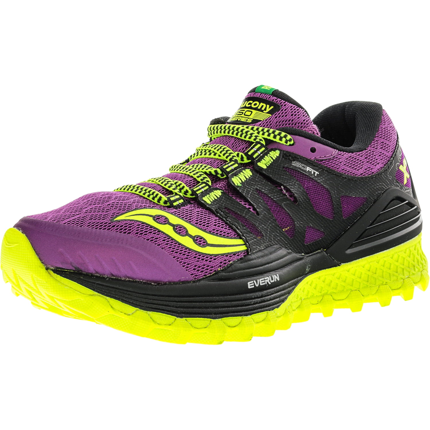 Saucony Women's Xodus Iso Purple / Cotton AnkleHigh Running Shoe 5