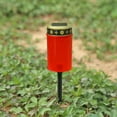 thumbnail image 5 of Solar Power Grave Lawn Light Flameless Electronic Led Lamp Decorations (Red), 5 of 9