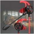 thumbnail image 2 of LingStar New Gaming Earphone for PUBGCSGO Casque Games Headset 7.1 with Mic Volume Control PC Gamer Earphones G6 Black, 2 of 9