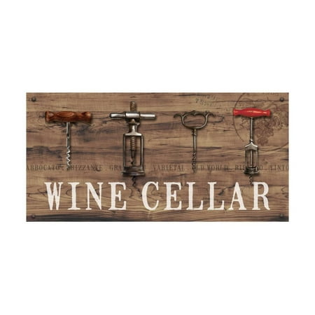 Wine Cellar Reclaimed Wood Sign Print Wall Art By Anastasia (Best Wood For Wine Cellar Walls)