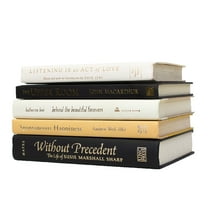 Pen & Willow Black Decorative Books - Real, shelf-ready book stacks for bookshelves, coffee tables, or end tables. For home or office decor, weddings, or staging decor.