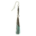 thumbnail image 3 of Boho Copper Tree of Life Tassel Earrings, Hypoallergenic Ear Wires, 3 of 3