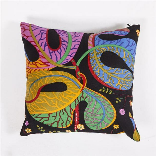 Control Brands MBP1505AFLOWER Abeline Housse de Coussin en Lin&44; Couleur Multi - 15.75 Po.
