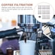 thumbnail image 4 of Filtro reutilizable de la cápsula de café reutilizable de acero inoxidable con 100 tapas de lámina desechables, 4 of 5