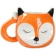 thumbnail image 1 of Taza de cerámica con diseño de zorro lindo, 550 ml, 1 of 2