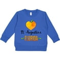 thumbnail image 2 of Inktastic St. Augustine Florida Orange in Heart Toddler Sweatshirt, 2 of 4