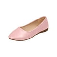 thumbnail image 2 of Viluyesy Womens Ballet Flats, Comfort Soft Sole Wedge Heels Pointed Toe Casual Fashion Work Dress Shoes Pink US5.5, 2 of 9