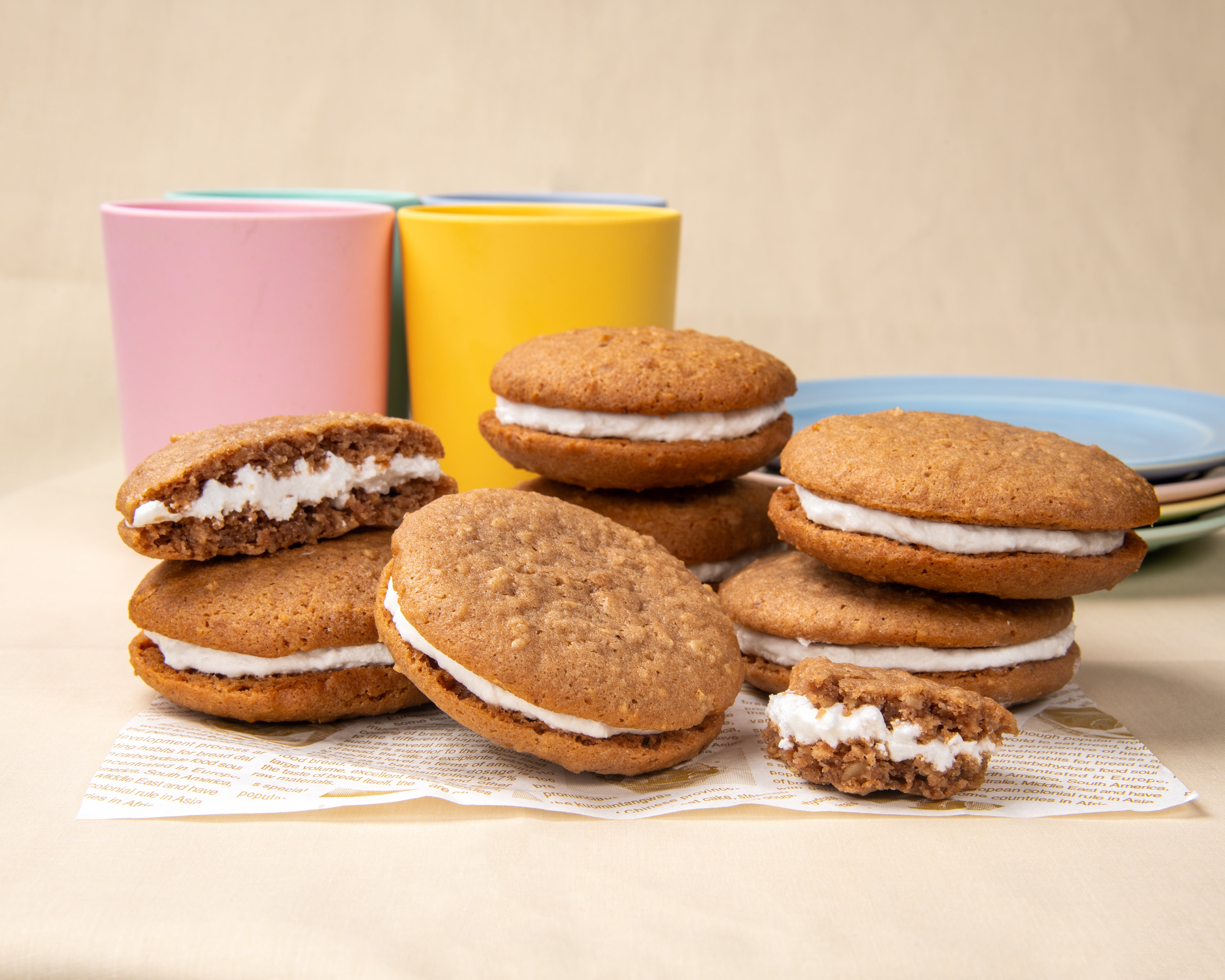 Katz Gluten Free Oatmeal Cream Pies 6 oz, Pack of 6, Rolled Oatmeal