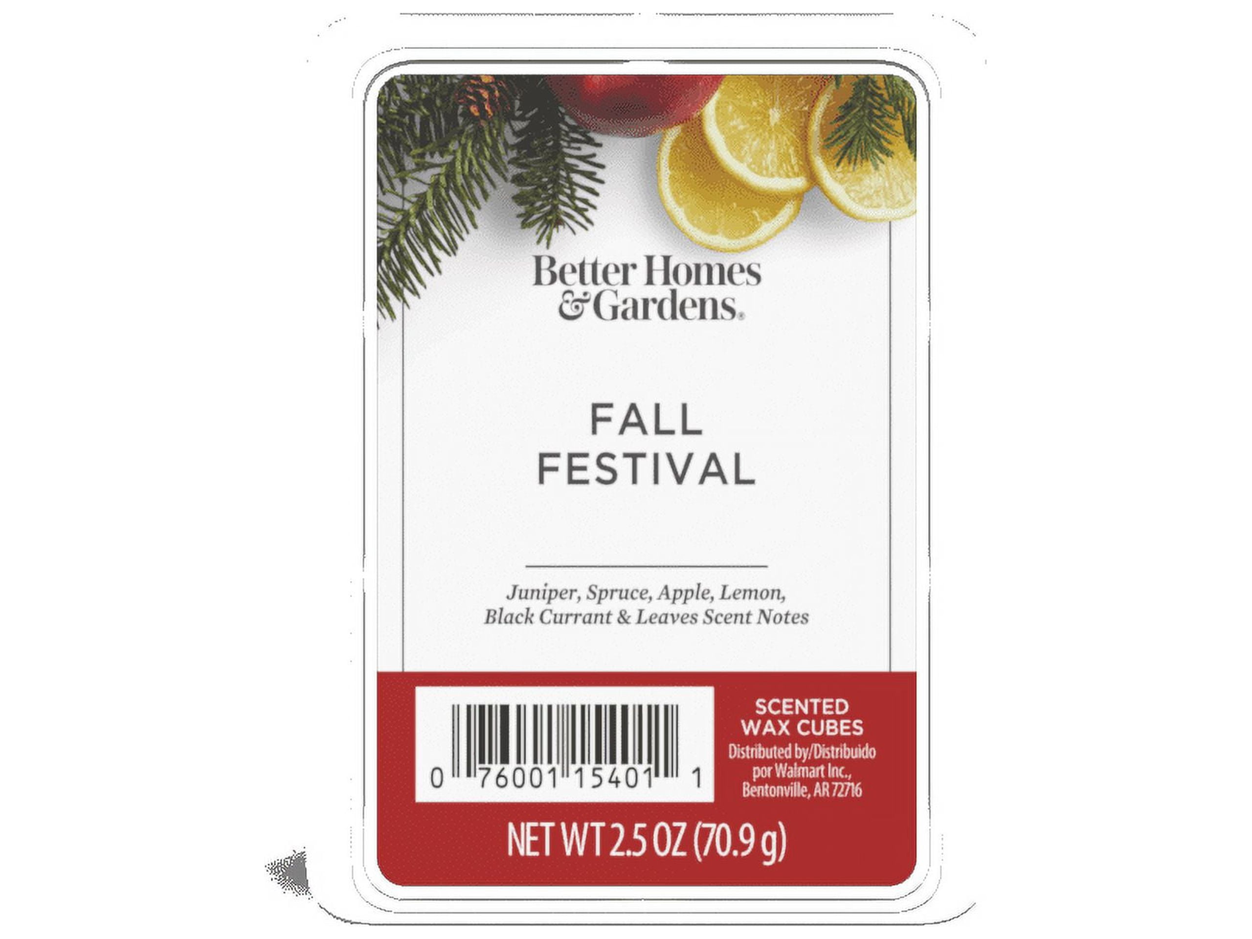(2 pack) Fall Festival Scented Wax Melts, Better Homes & Gardens, 2.5 oz (1-Pack)
