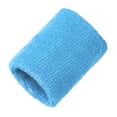 thumbnail image 2 of Eigraketly Muñequera deportiva que absorbe el sudor muñequera elástica unisex para niños adultos, azul cielo Type3 NO3, 2 of 6
