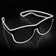 thumbnail image 1 of (white)wireless Led Light Up Glasses 2 Pack Glow In The Dark Neon Glasses For Rave Party, 1 of 5