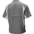 thumbnail image 4 of Wire2wire Men's Performance Short Sleeve Baseball Cage Jacket Grey/Grey 2Xl, 4 of 9