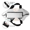 thumbnail image 4 of Balery Beautiful Rabbit Bolsa Tote Estilo Estético con Cremalleras, Bolsa de Hombro, Bolsa de Compras Grande y Plegable, 4 of 8