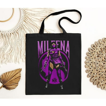 vintage Mortal Kombat Mileena Tote Bag  Mileena Bag Fan Gifts  Mortal Kombat Bag  Mortal Kombat Game Bag  MK Bag  Mortal Kombat Movie Bag-TH15584